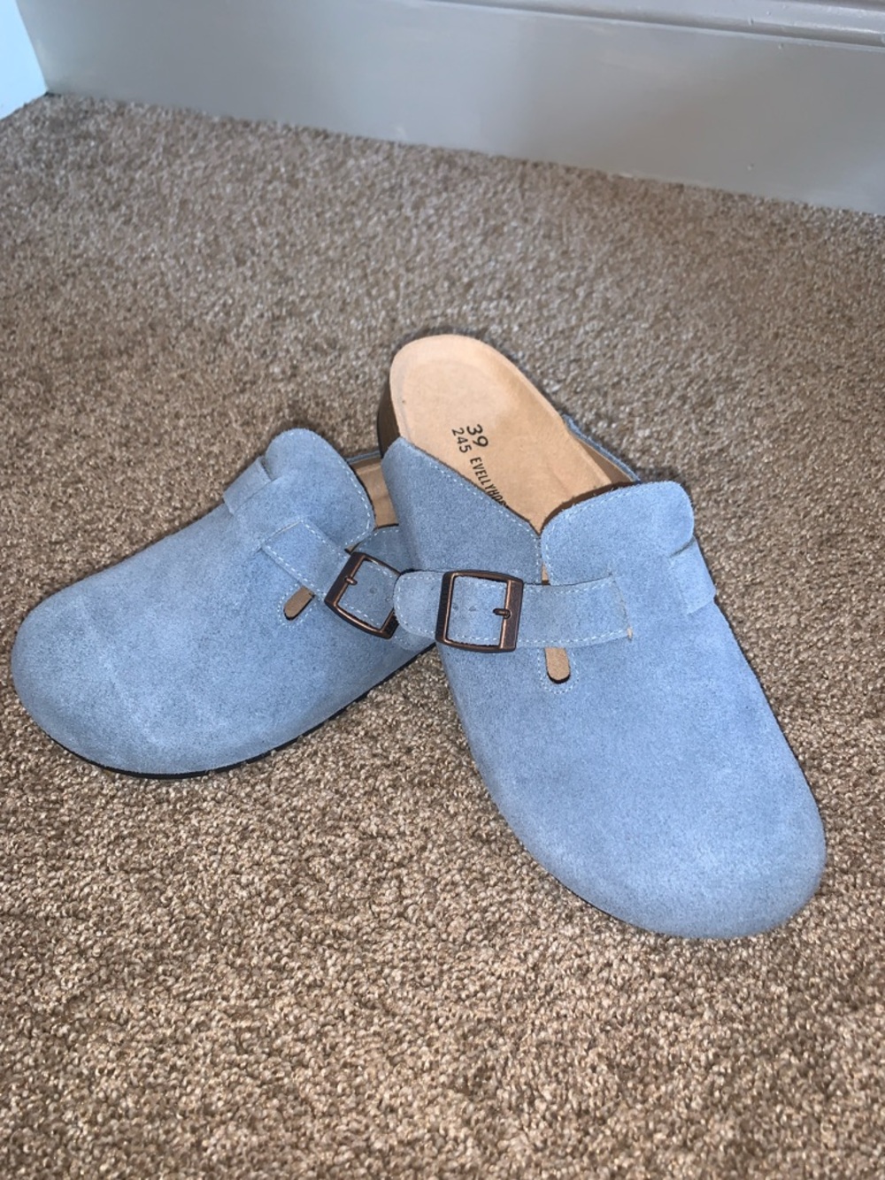 Evellyhootd Suede Cork Clog